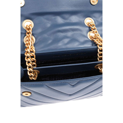 KURT GEIGER LONDON LEATHER KENSINGTON BAG BLUE OTHER