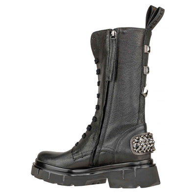 GIO+ STIVALE CORA12B COMBI BLACK