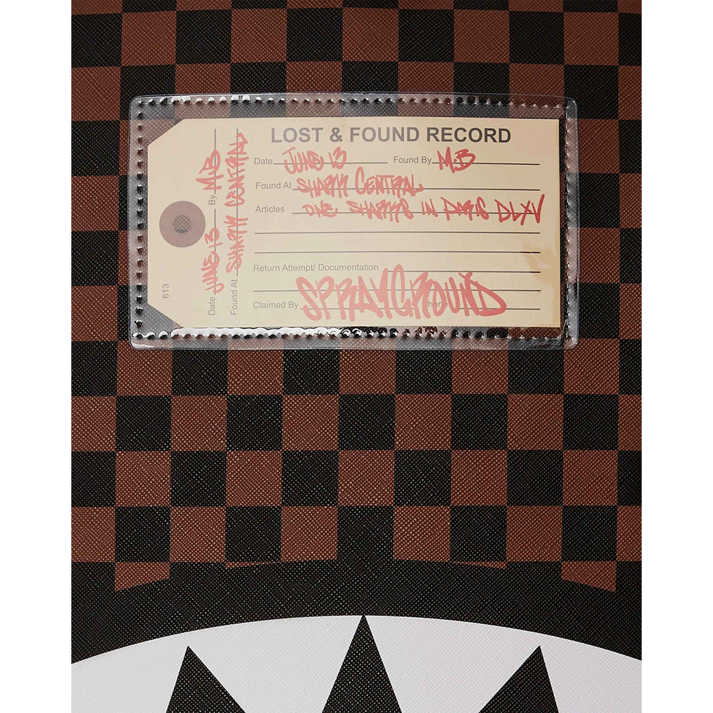 SPRAYGROUND SHARKS IN PARIS LOST & FOUND BACKPACK