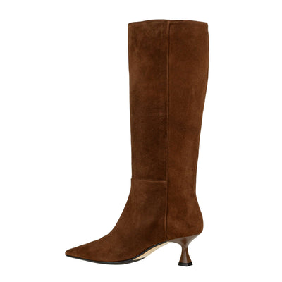 ISABELLE PARIS IS626 STIVALE CAMOSCIO MARRONE