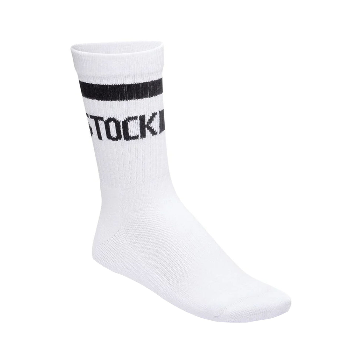 BIRKENSTOCK 1030264 CALZINO COTTON CREW WHITE/BLACK