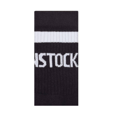 BIRKENSTOCK 1030265 CALZINO COTTON CREW BLACK/WHITE