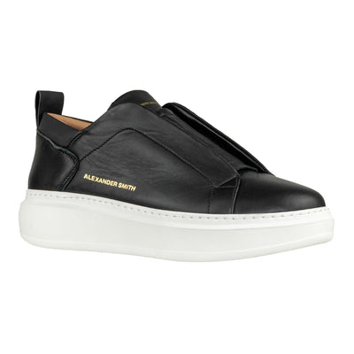 ALEXANDER SMITH WEMBLEY SLIP-ON MAN BLACK