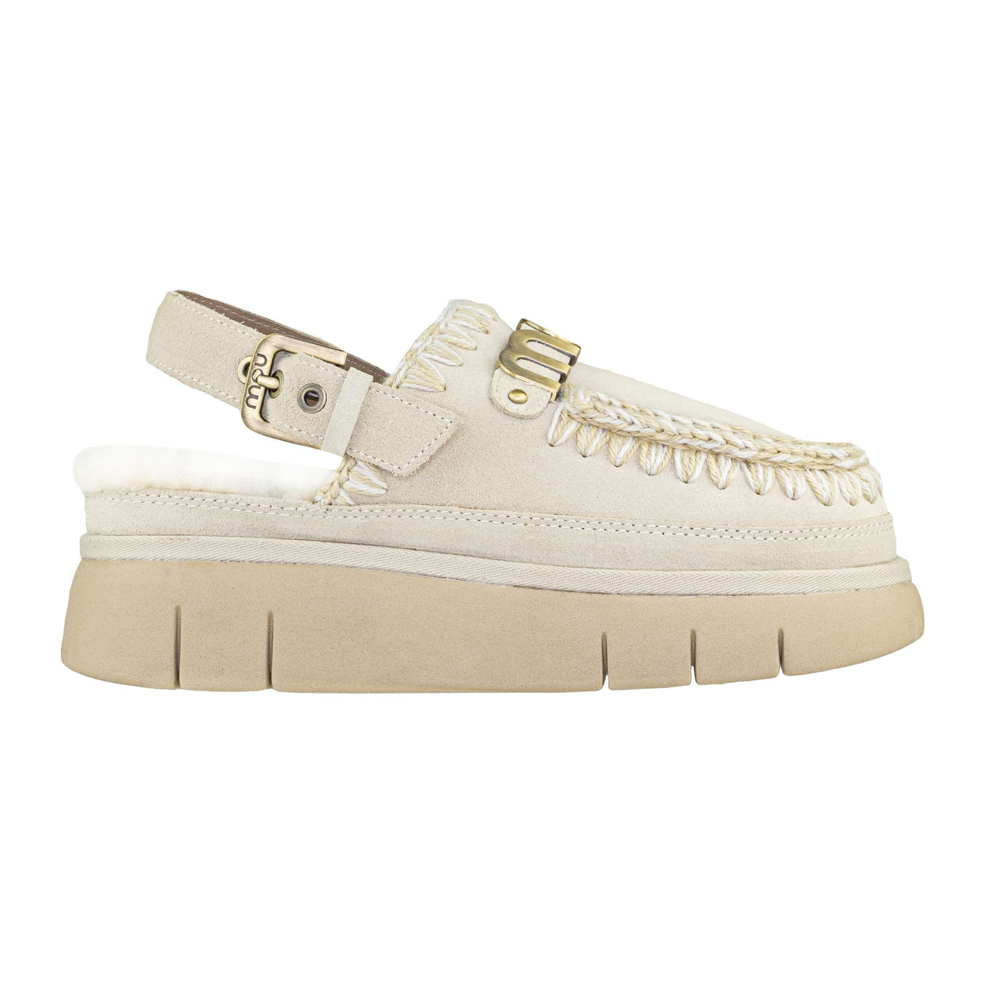 MOU BOUNCE CLOG BACK STRAP LETTE CHALK