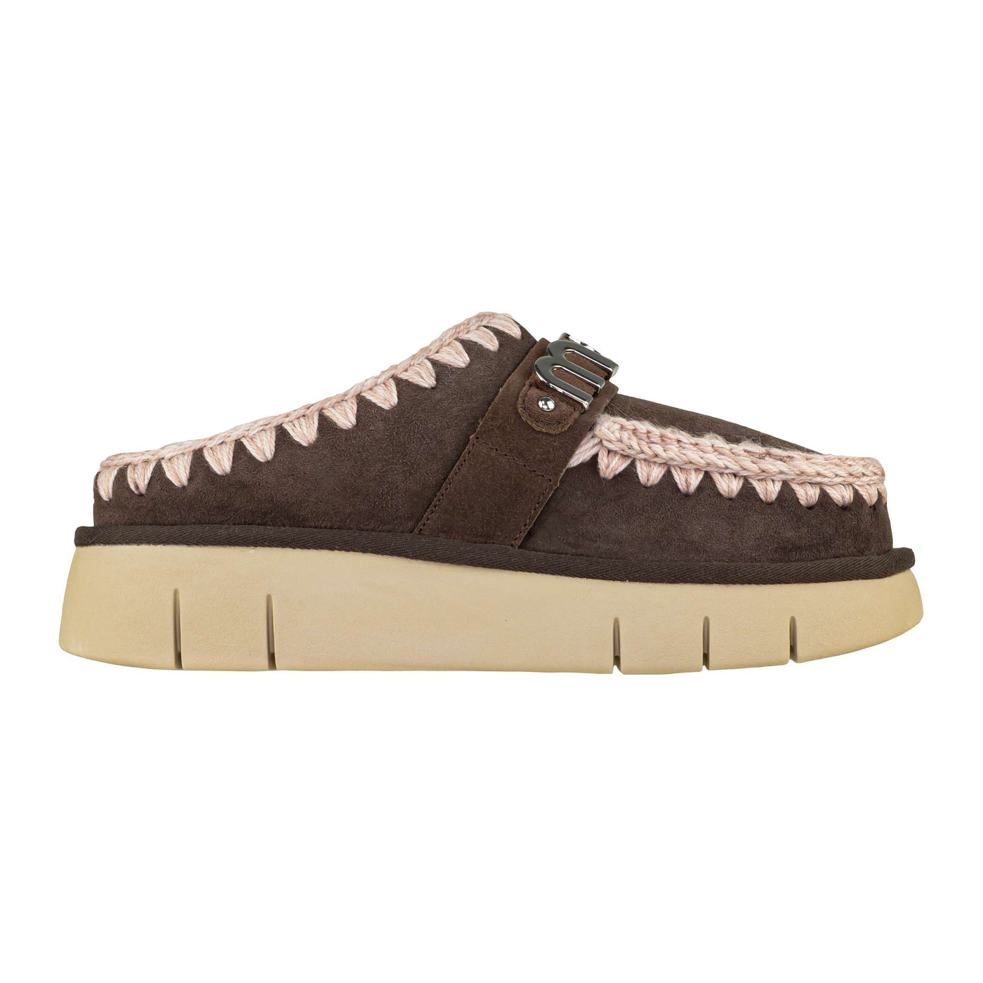 MOU BOUNCE CLOG METAL LOGO MOCHA