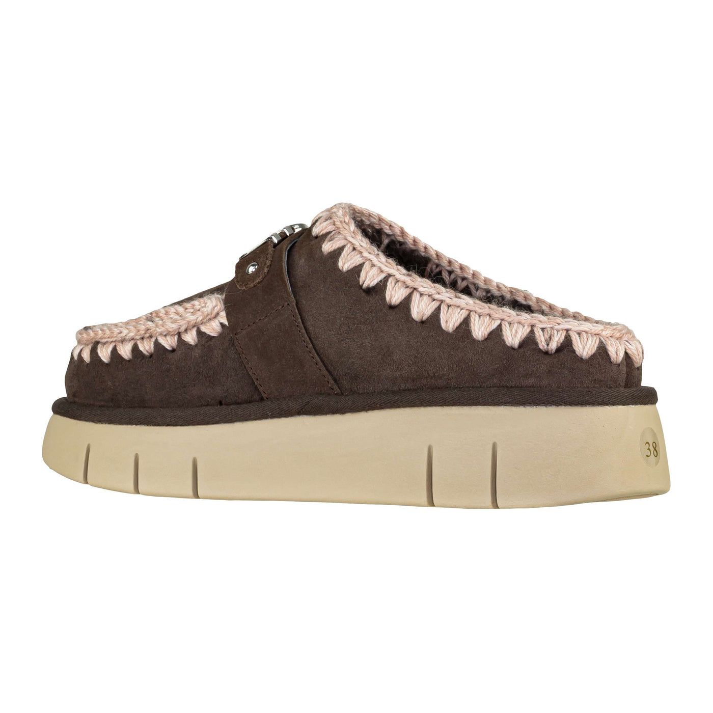 MOU BOUNCE CLOG METAL LOGO MOCHA