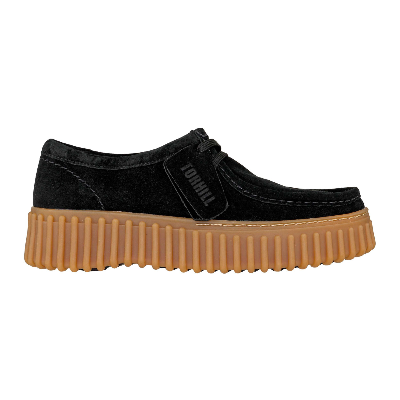CLARKS TORHILL BEE BLACK SUEDE