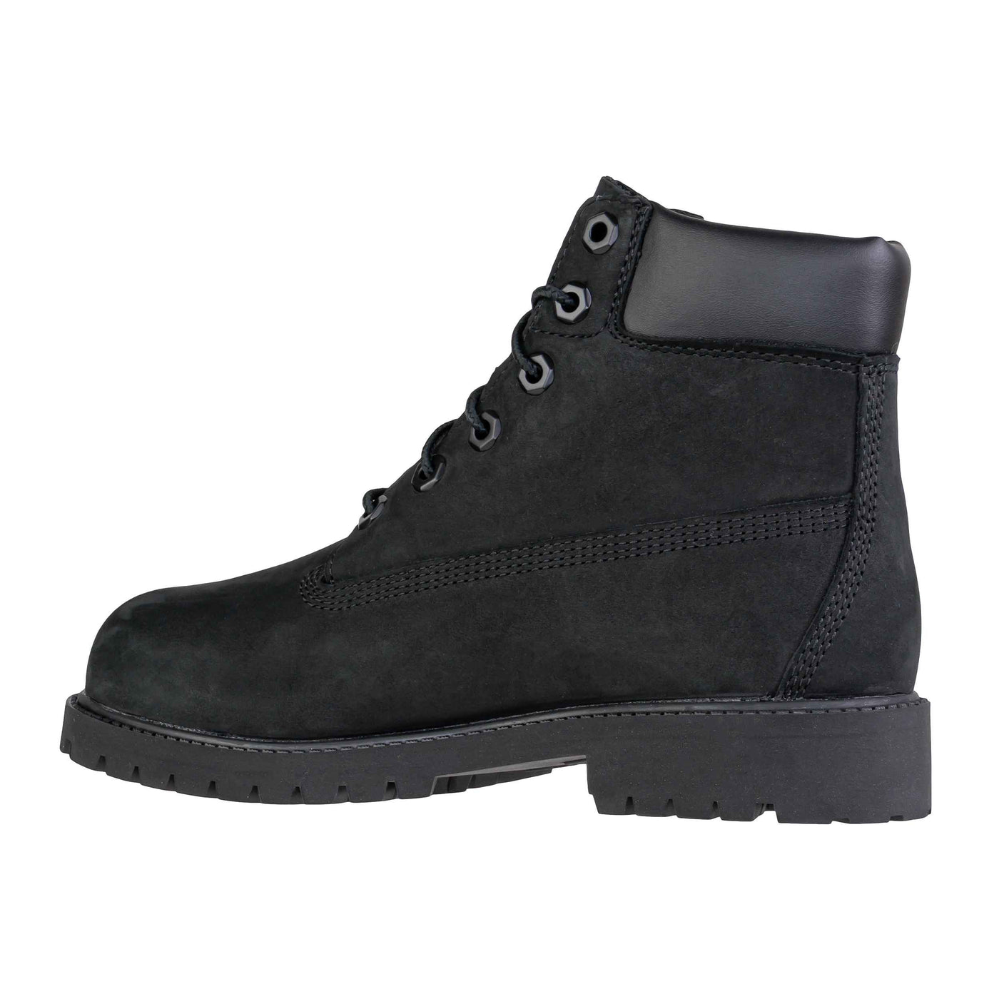 TIMBERLAND PREMIUM 6 IN LACE WATERPROOF BLACK JUNIOR'S