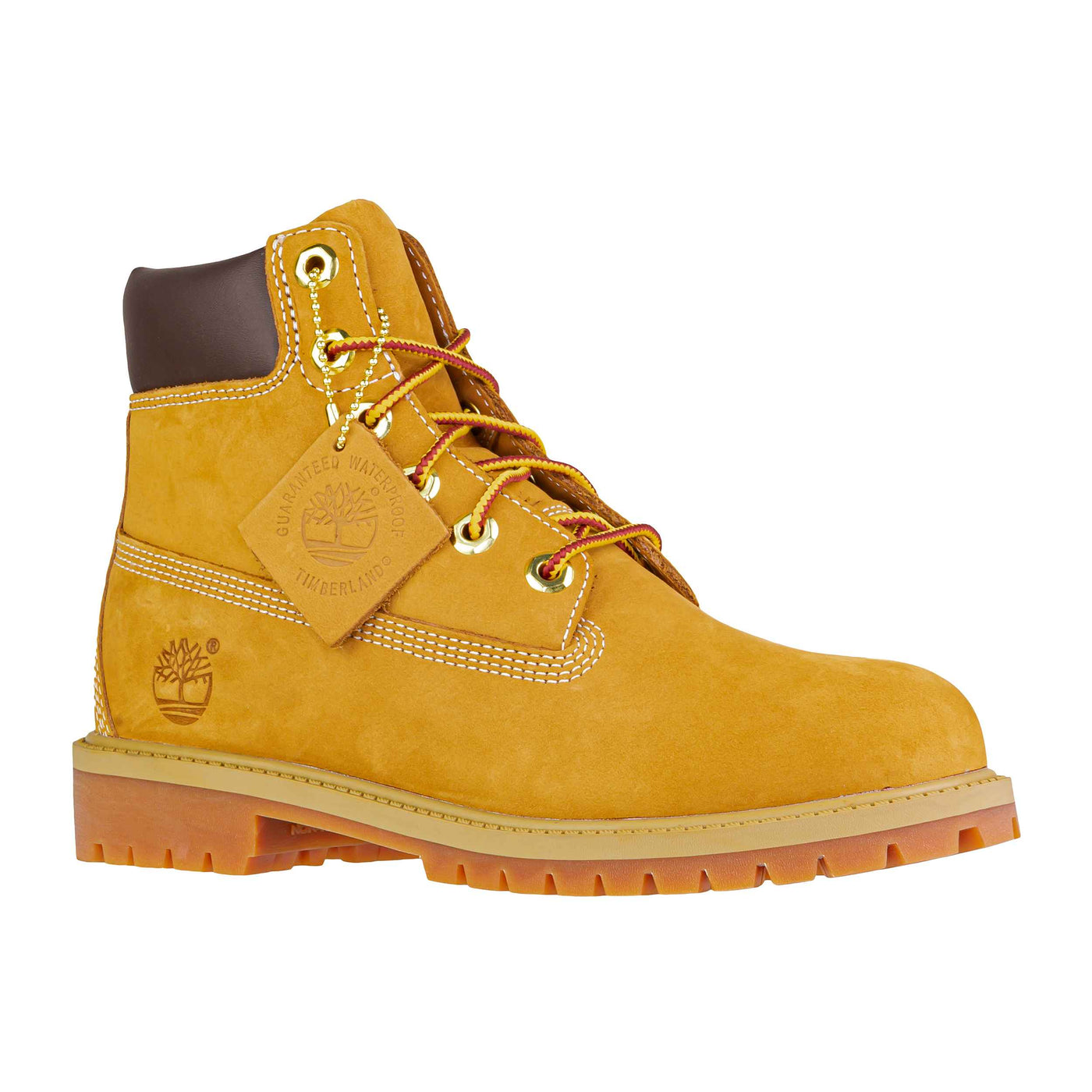 TIMBERLAND PREMIUM 6 IN LACE WATERPROOF WHEAT JUNIOR'S