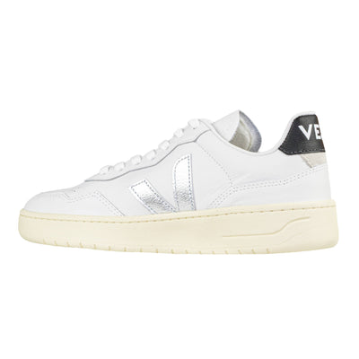 VEJA V-90 O.T. LEATHER WHITE SILVER BLACK