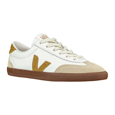 VEJA VOLLEY O.T. LEATHER WHITE TENT BARK