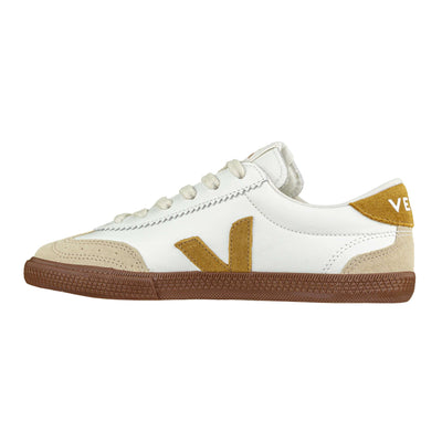 VEJA VOLLEY O.T. LEATHER WHITE TENT BARK