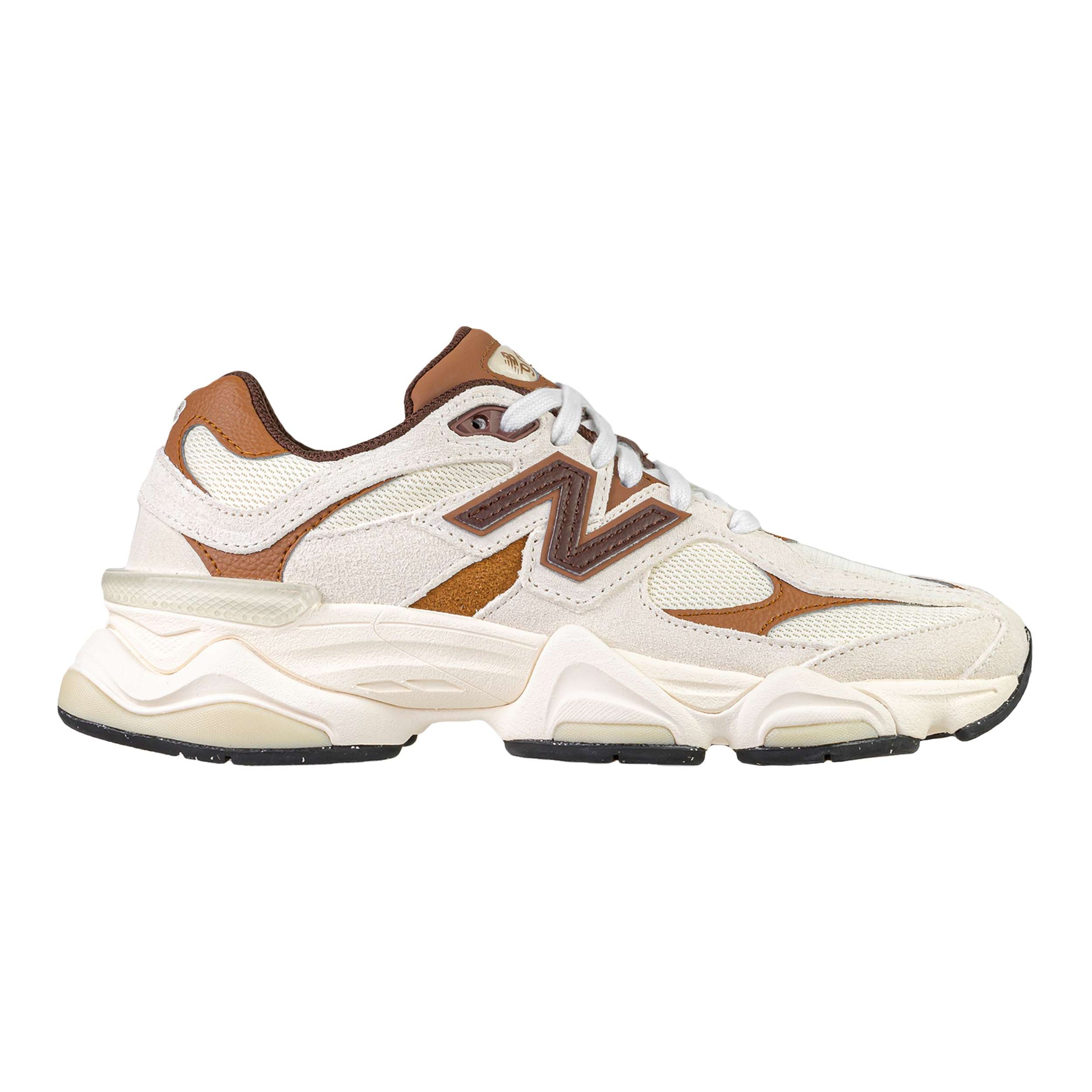 Sneaker unisex New Balance 9060 Breakfast Tea Angora U90603EG in suede e mesh - Loggi Shop San Benedetto del Tronto