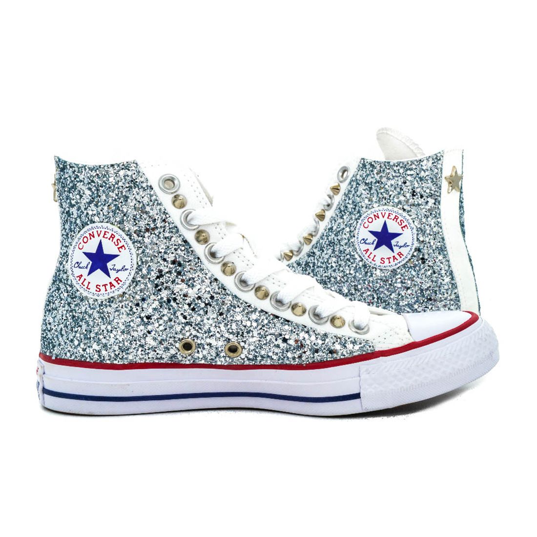 CONVERSE PERSONALIZZATE ARGENTO DANIEL