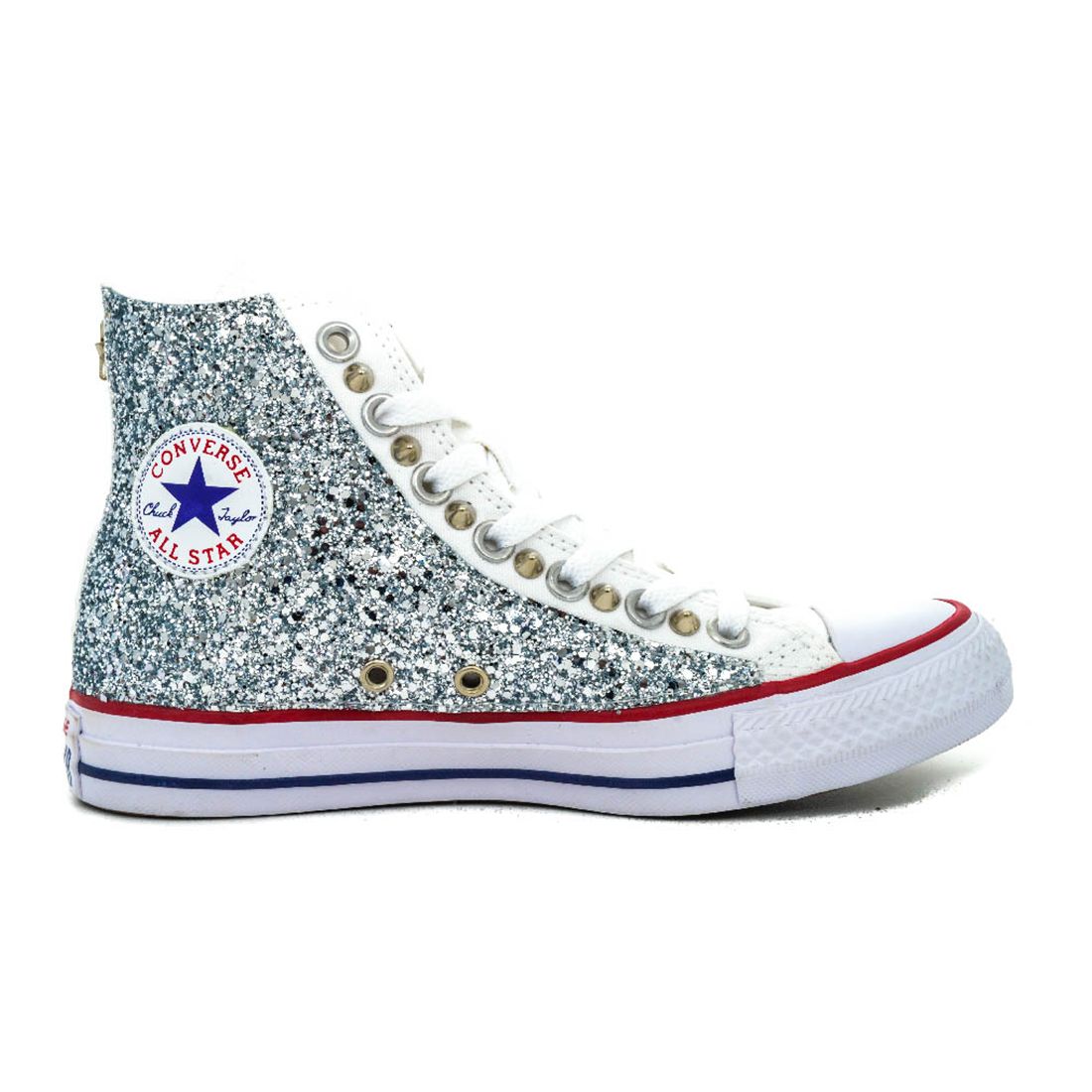 CONVERSE PERSONALIZZATE ARGENTO DANIEL