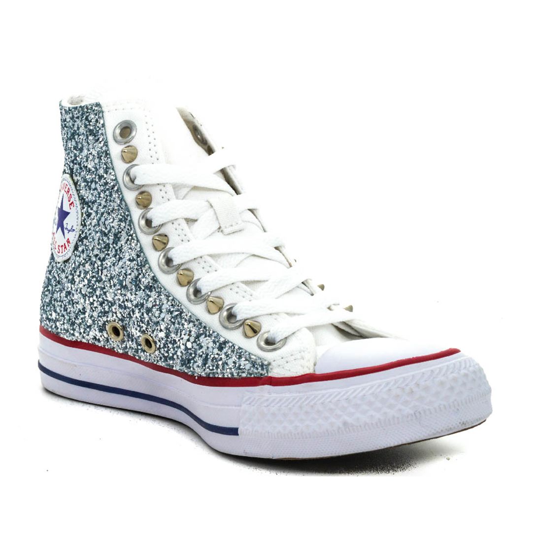 CONVERSE PERSONALIZZATE ARGENTO DANIEL