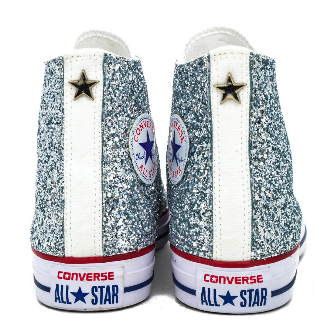 CONVERSE PERSONALIZZATE ARGENTO DANIEL