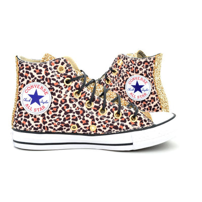 CONVERSE PERSONALIZZATE LEOPARDATE AUDREY