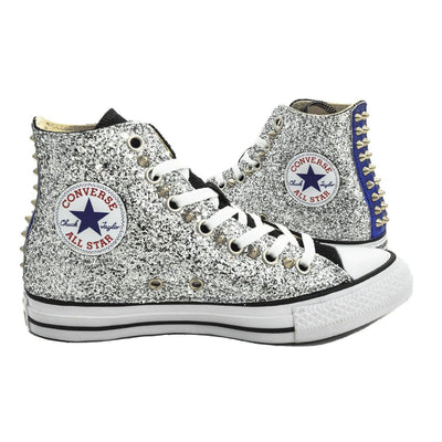 CONVERSE PERSONALIZZATE ARGENTO VELIUS