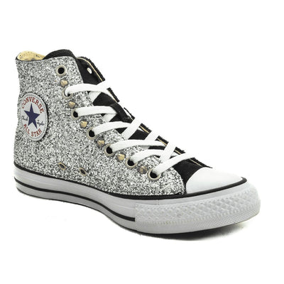 CONVERSE PERSONALIZZATE ARGENTO VELIUS