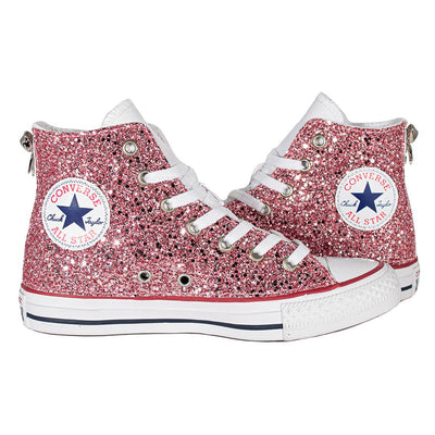 CONVERSE PERSONALIZZATE ROSA BORGOGNA