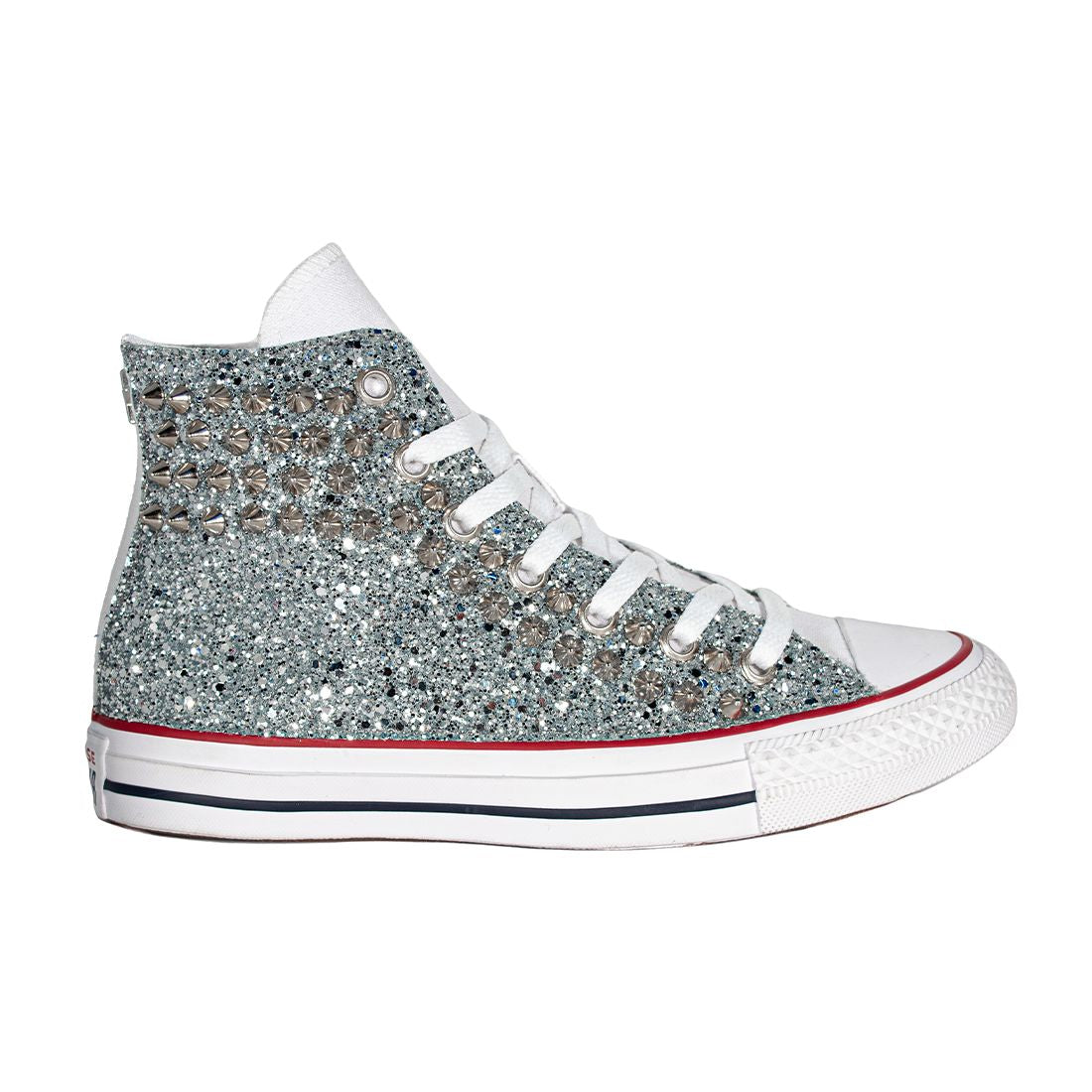 CONVERSE PERSONALIZZATE ARGENTO DEVON