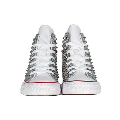 CONVERSE PERSONALIZZATE ARGENTO DEVON