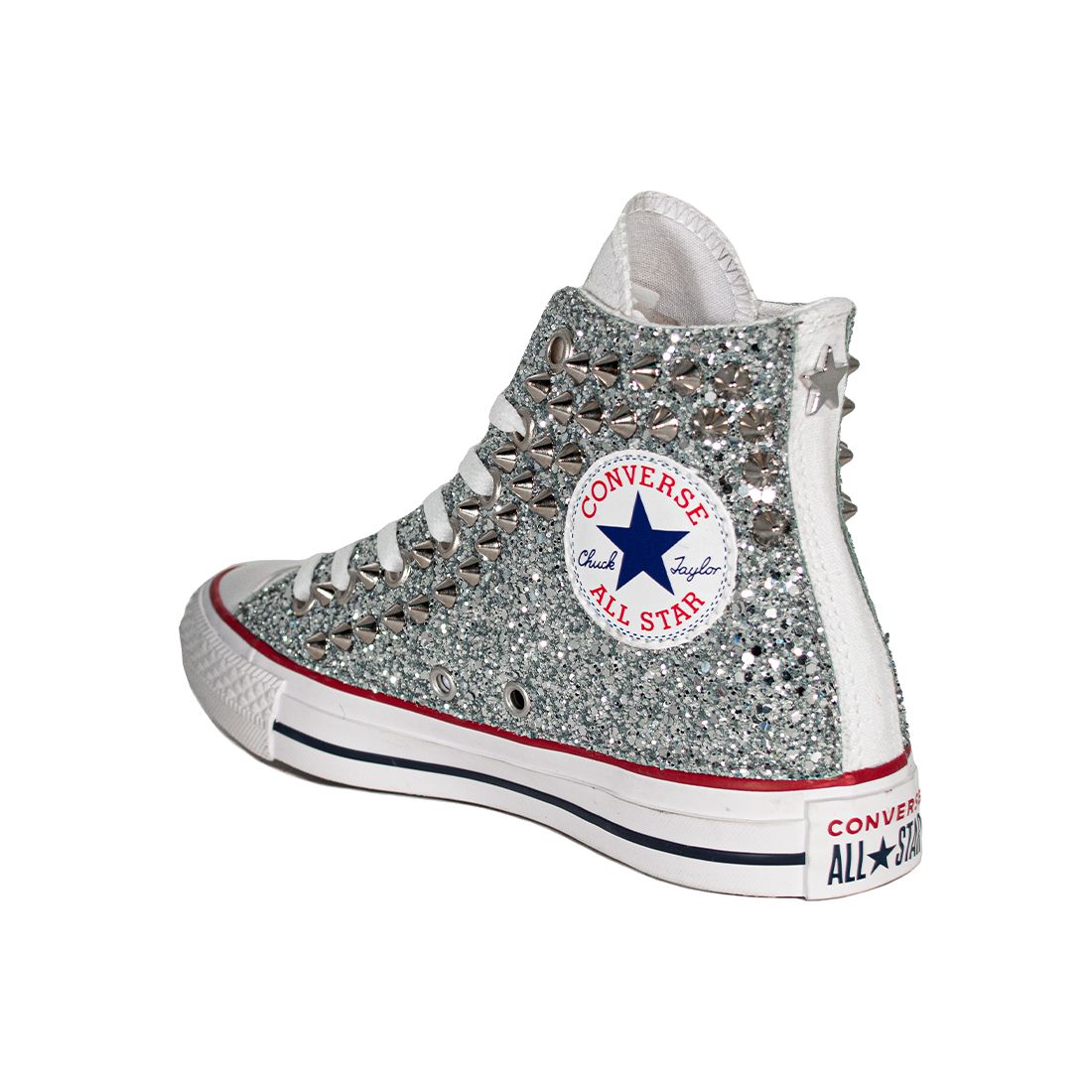 CONVERSE PERSONALIZZATE ARGENTO DEVON