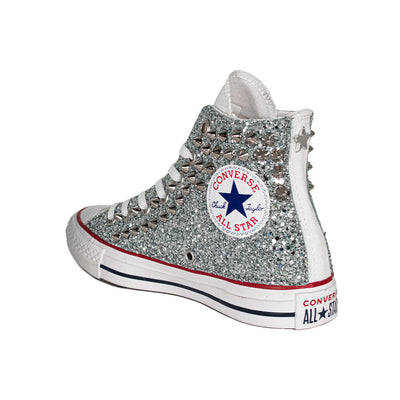 CONVERSE PERSONALIZZATE ARGENTO DEVON