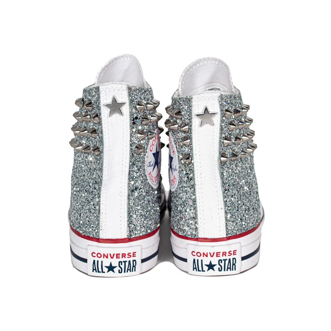 CONVERSE PERSONALIZZATE ARGENTO DEVON