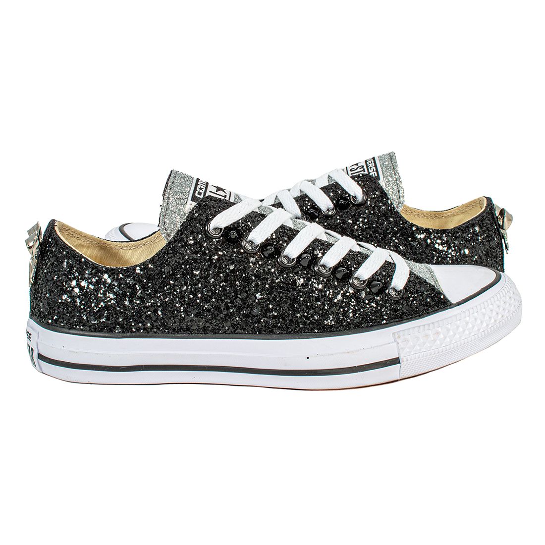 CONVERSE PERSONALIZZATE NERA RAPHAS