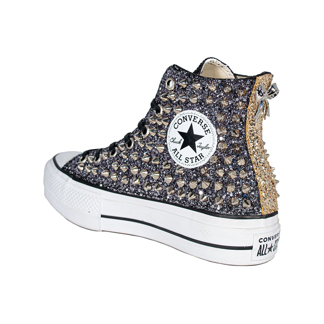 CONVERSE PLATFORM PERSONALIZZATE NERA HUGO