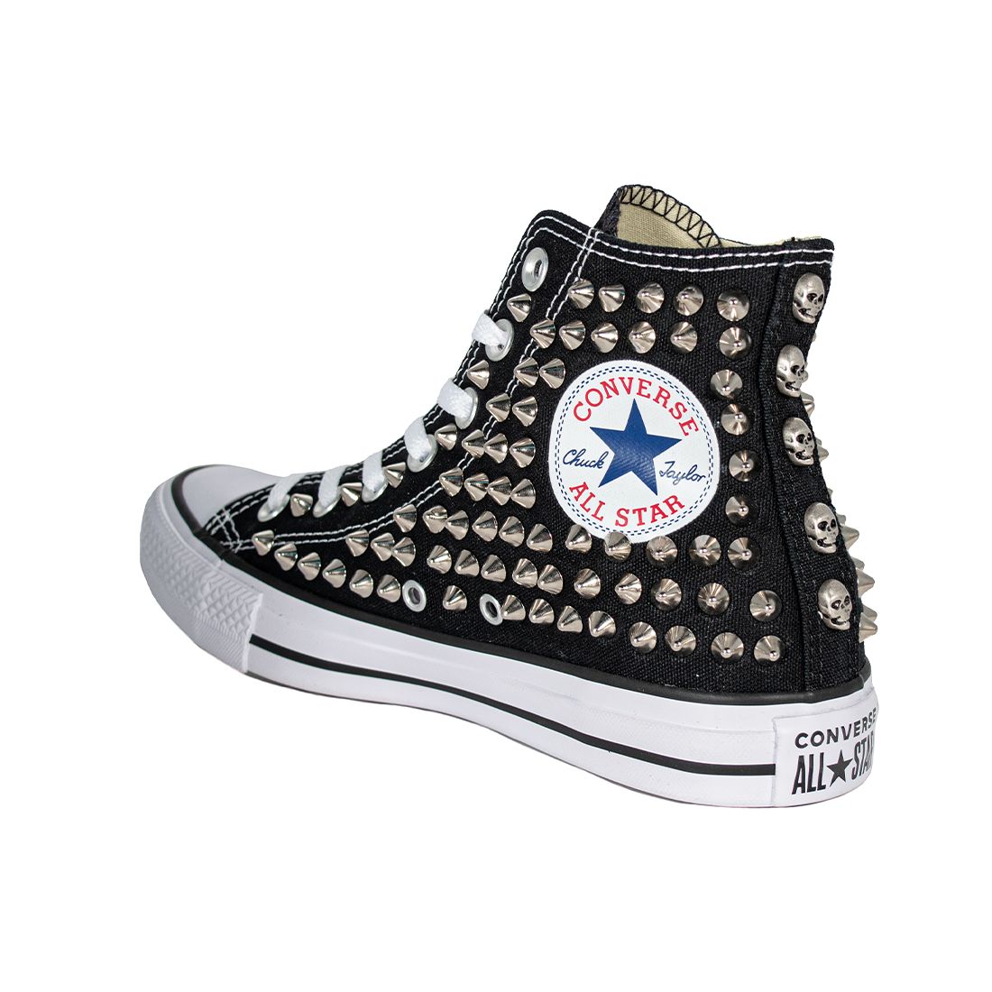 CONVERSE PERSONALIZZATE BLACK HI BORCHIE