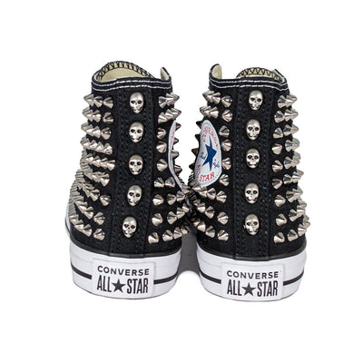 CONVERSE PERSONALIZZATE BLACK HI BORCHIE