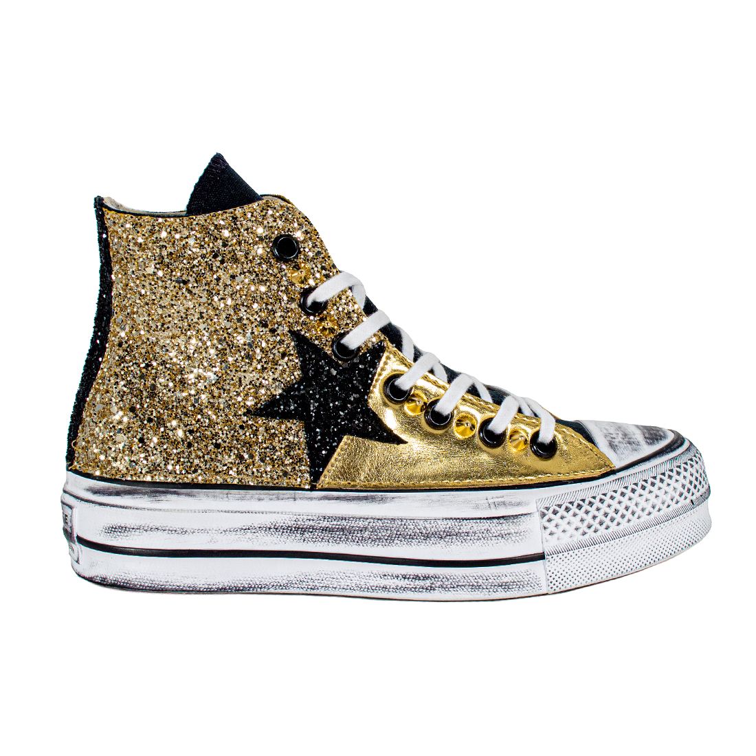 CONVERSE PLATFORM PERSONALIZZATE PLATINO TIFI