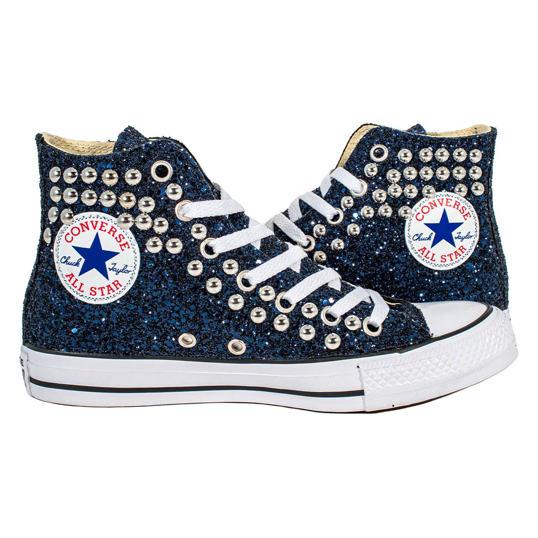 CONVERSE PERSONALIZZATE BLU HAYEZ