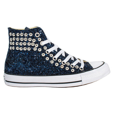 CONVERSE PERSONALIZZATE BLU HAYEZ