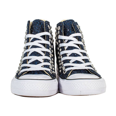 CONVERSE PERSONALIZZATE BLU HAYEZ