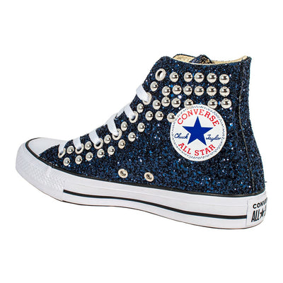 CONVERSE PERSONALIZZATE BLU HAYEZ