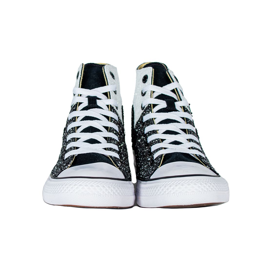 CONVERSE PERSONALIZZATE NERA BUTTERFLY