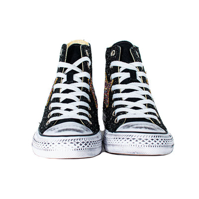 CONVERSE PERSONALIZZATE NERA VESTA