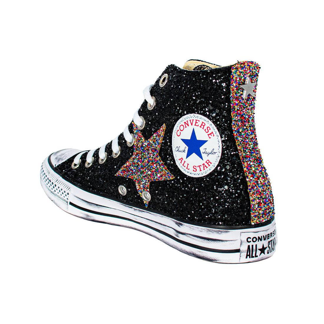 CONVERSE PERSONALIZZATE NERA VESTA