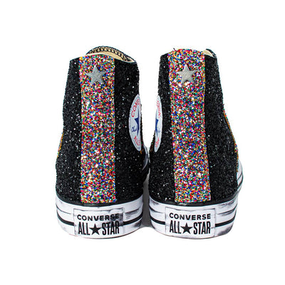 CONVERSE PERSONALIZZATE NERA VESTA