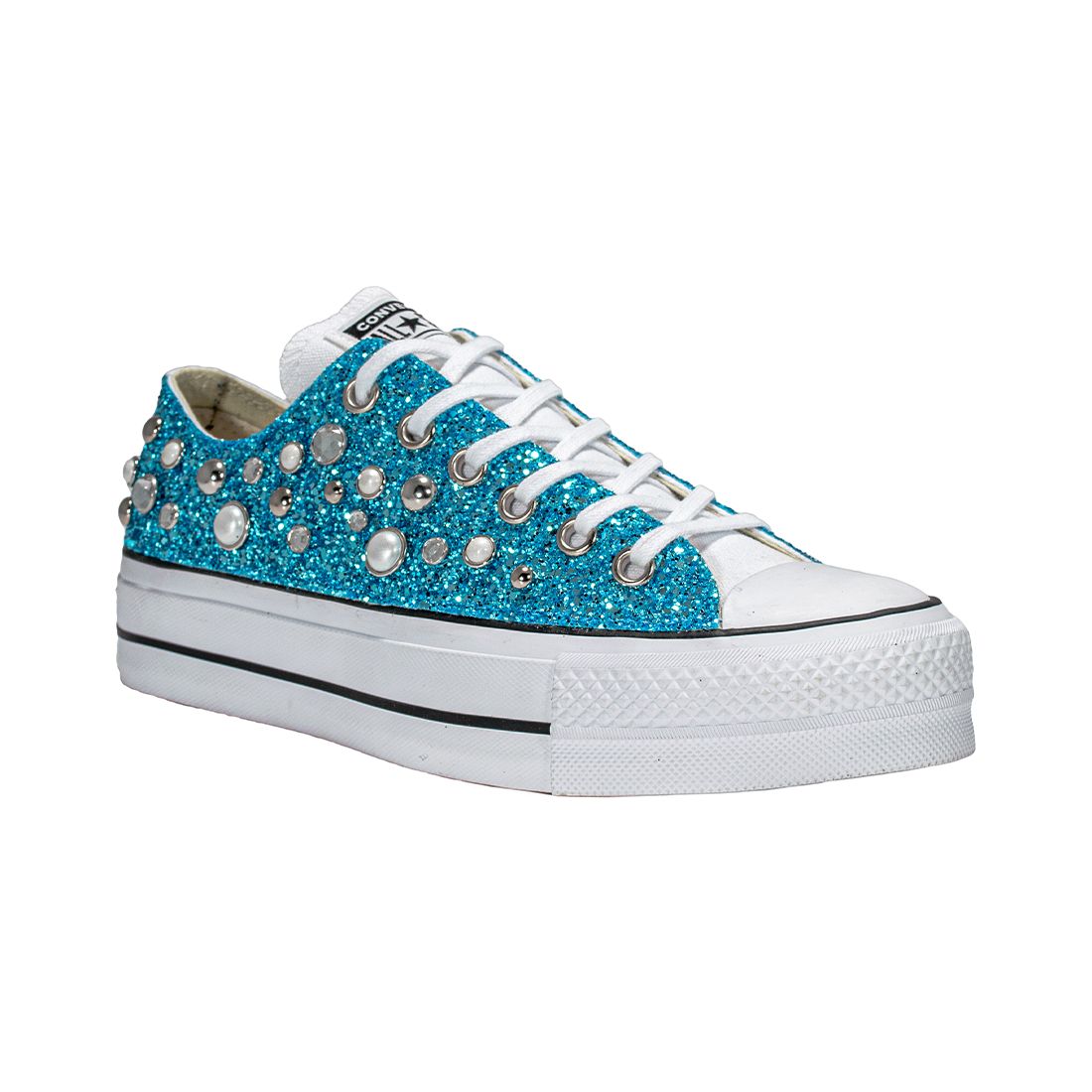 CONVERSE PLATFORM PERSONALIZZATE CELESTE GAIA