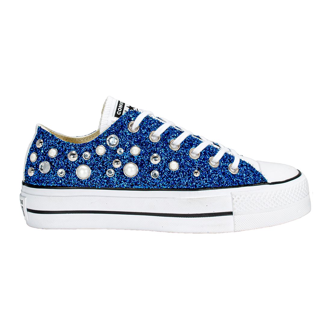 CONVERSE PLATFORM PERSONALIZZATE BLU AMABEL