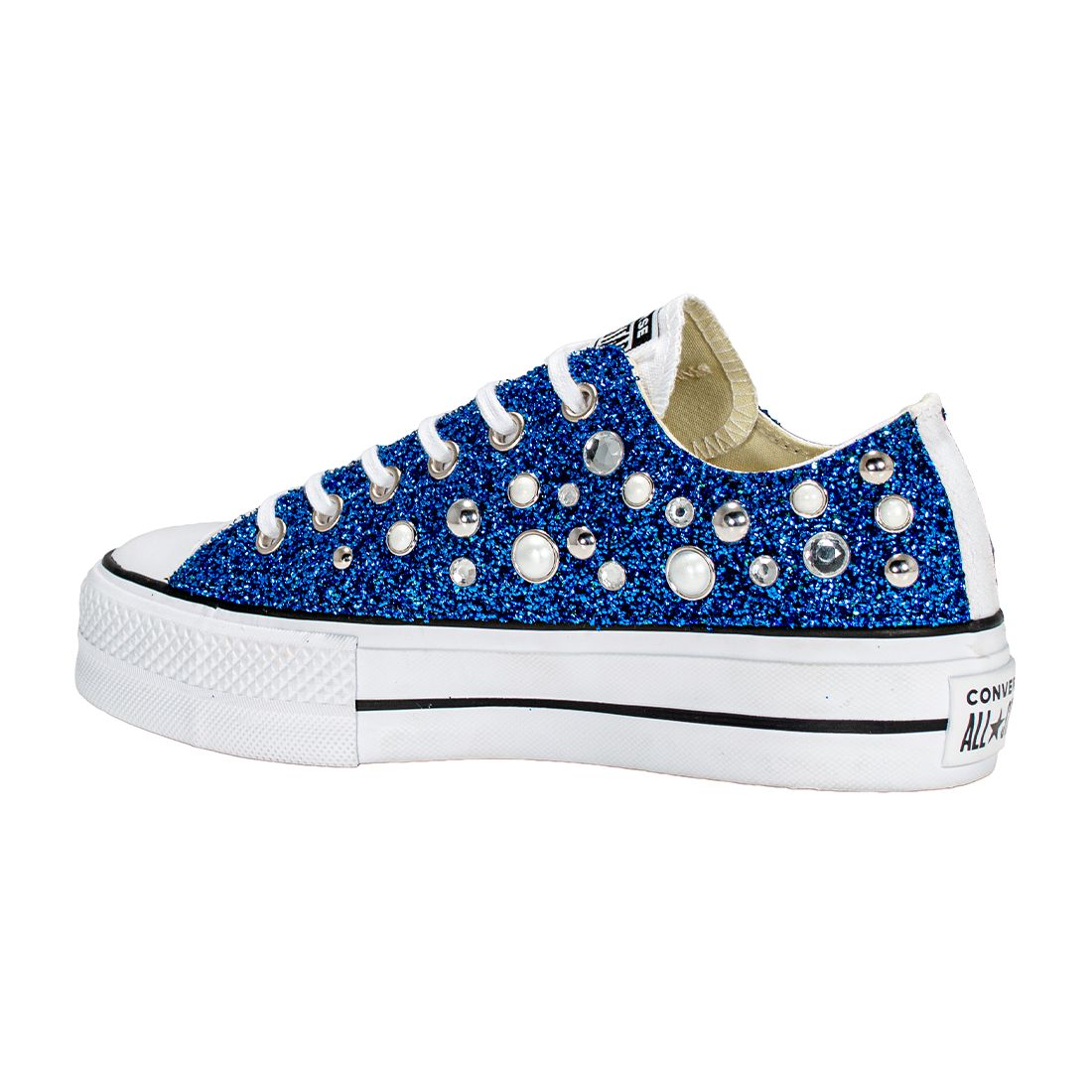 CONVERSE PLATFORM PERSONALIZZATE BLU AMABEL