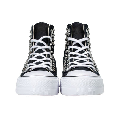 CONVERSE PLATFORM PERSONALIZZATE NERE NORES