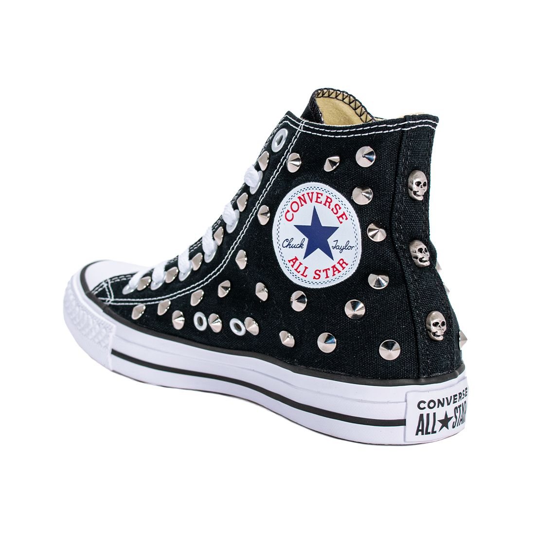CONVERSE PERSONALIZZATE NERA ELMO