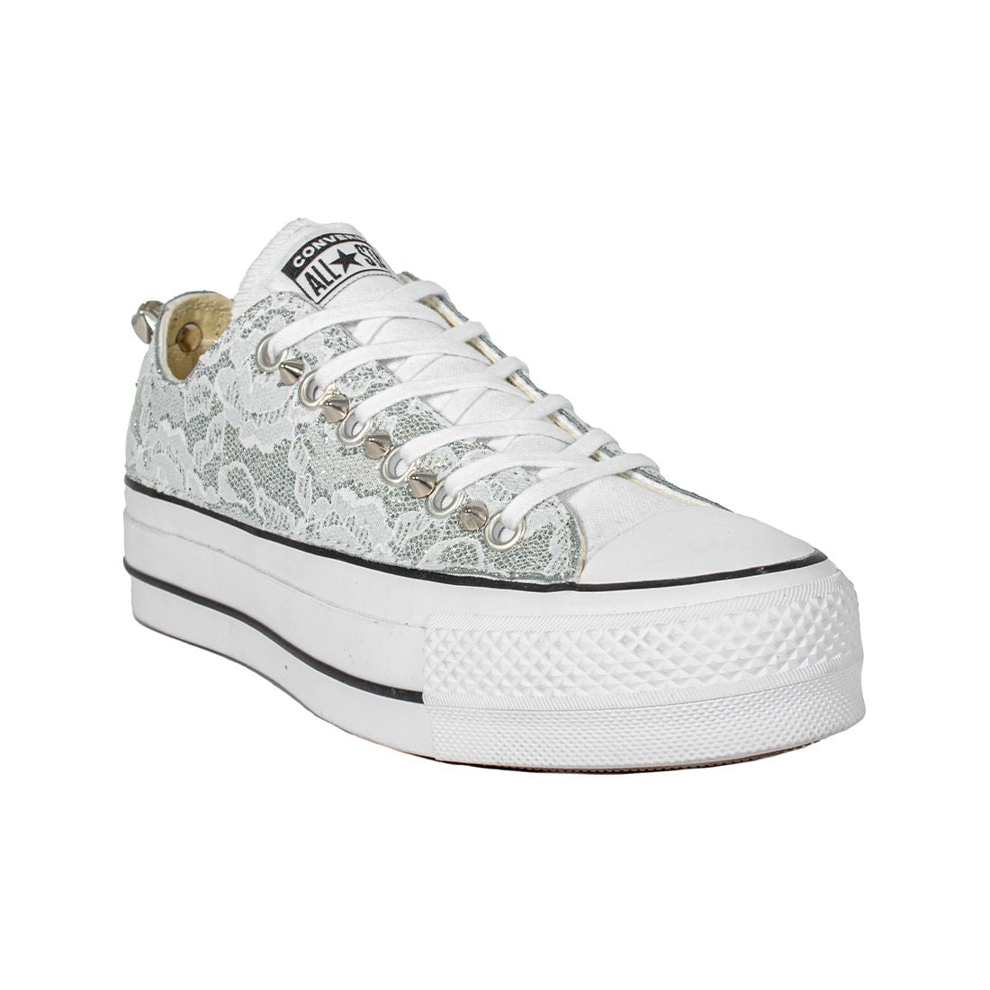 CONVERSE PLATFORM PERSONALIZZATE BIANCA AMI