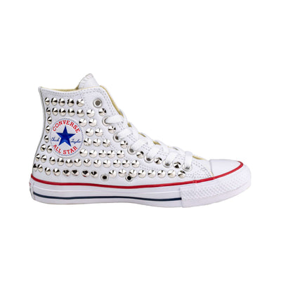 CONVERSE PERSONALIZZATE BIANCA IN PELLE MEYER